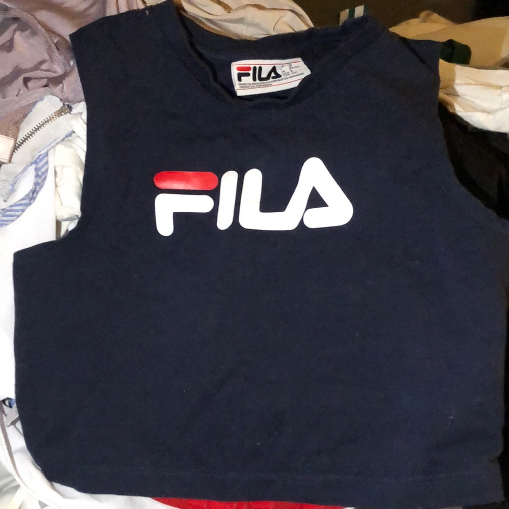 FILA Super cute strappy crop top - Picture 2 of 5